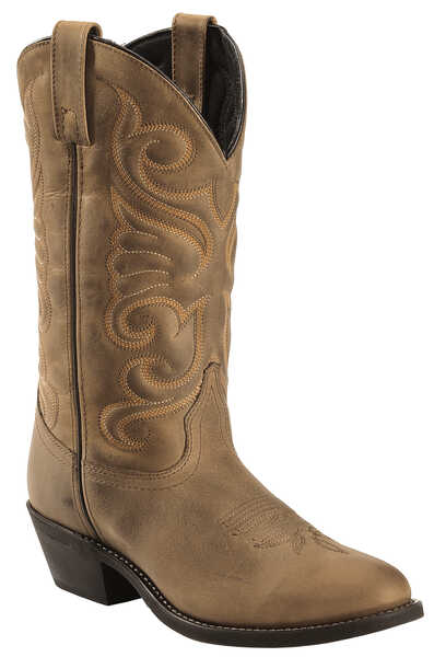 Image #1 - Laredo Women's Bridget Western Boots - Medium Toe, Tan, hi-res