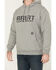 Image #3 - Ariat Men's Rebar Workman Drive Hooded Sweatshirt, Grey, hi-res