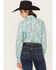 Image #4 - Ariat Women's VentTEK Floral Paisley Print Long Sleeve Button-Down Stretch Western Shirt, Turquoise, hi-res