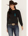 Image #1 - RANK 45® Women's Logo Sweatshirt, Black, hi-res