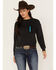 Image #1 - RANK 45® Women's Logo Sweatshirt, Black, hi-res