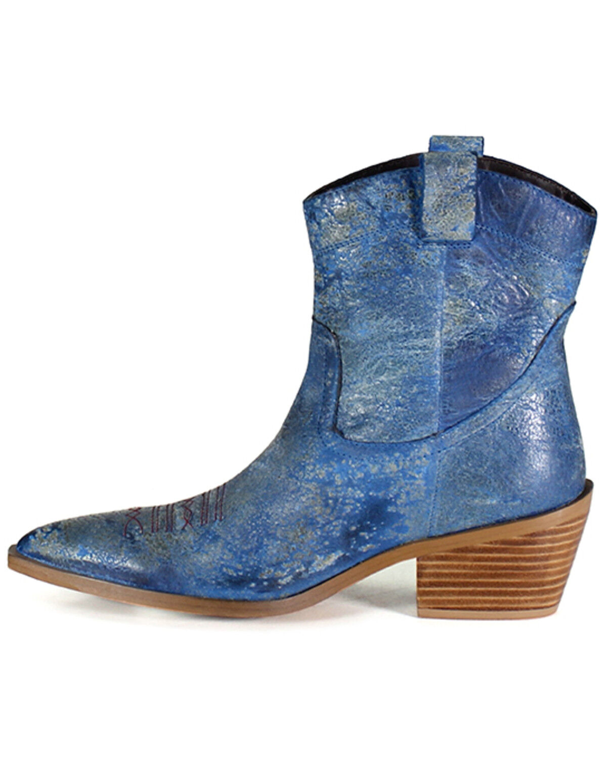 Image #3 - Diba True Women's Rave Lion Western Booties - Snip Toe, Blue, hi-res