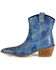 Image #3 - Diba True Women's Rave Lion Western Booties - Snip Toe, Blue, hi-res