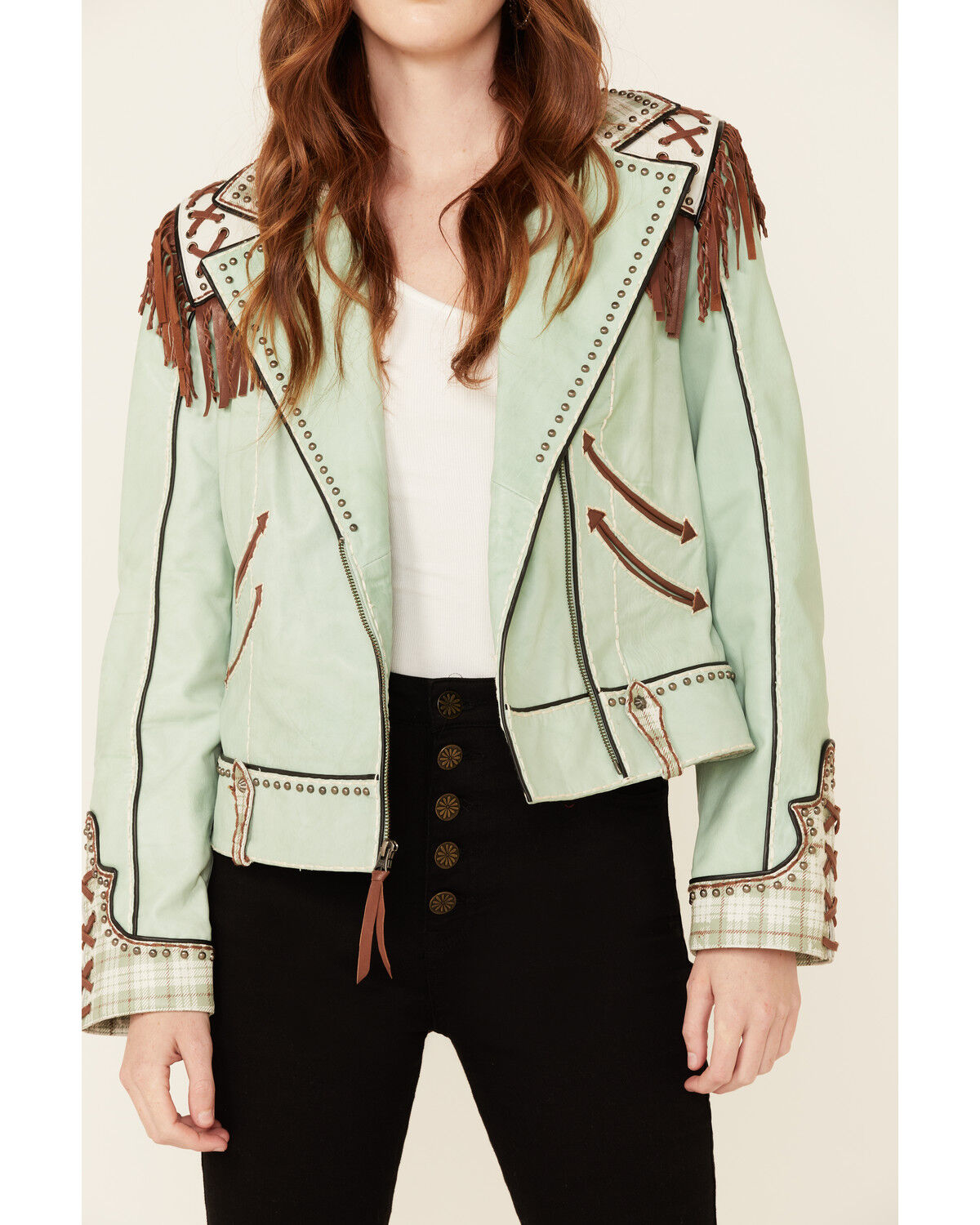 Image #3 - Double D Ranch Women's Yippie Ki Yay Jacket, Sage, hi-res