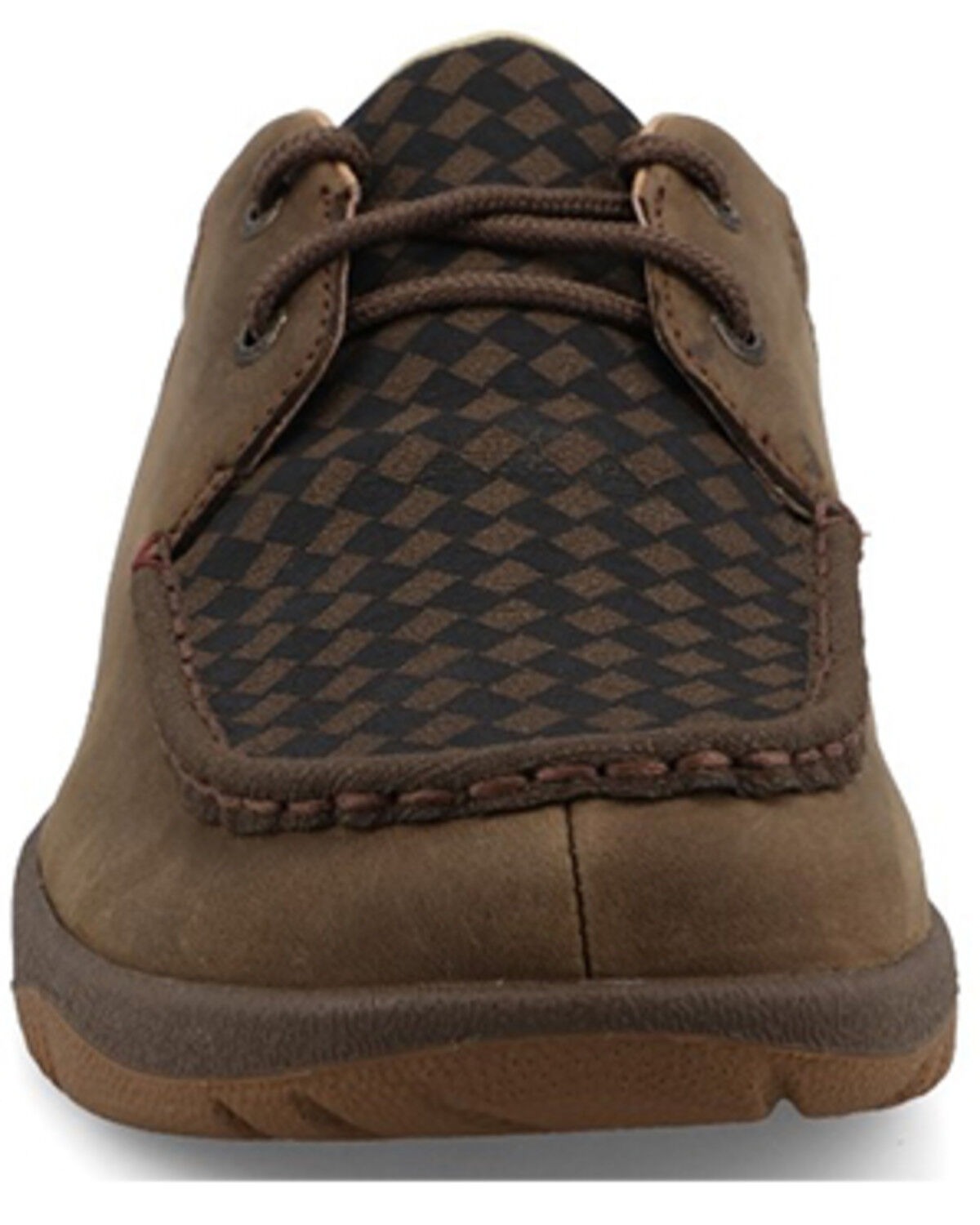Image #4 - Twisted X Men's Casual Boat Shoes - Moc Toe, Charcoal, hi-res