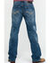 Rock & Roll Denim Men's X Stitch Double Barrel Relaxed Straight Jeans , Blue, hi-res