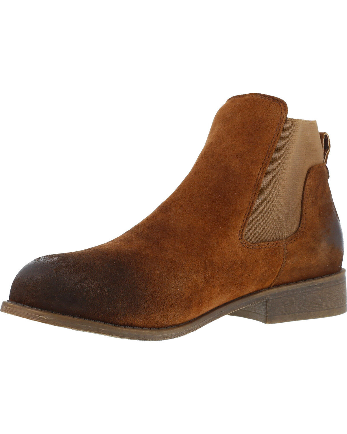 Image #2 - Rockport Women's Junction View Twin Gore Slip-On Booties - Steel Toe, Brown, hi-res