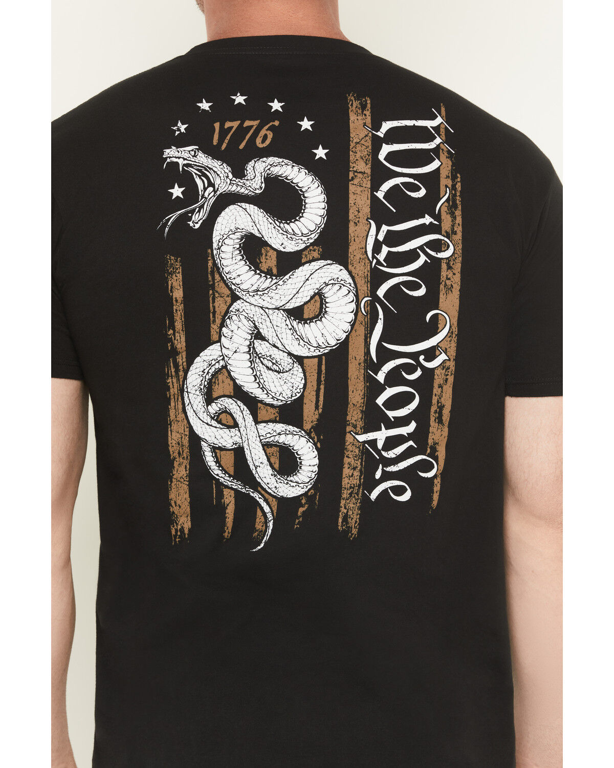 Image #4 - Howitzer Men's Don't Tread Short Sleeve Graphic T-Shirt, Black, hi-res