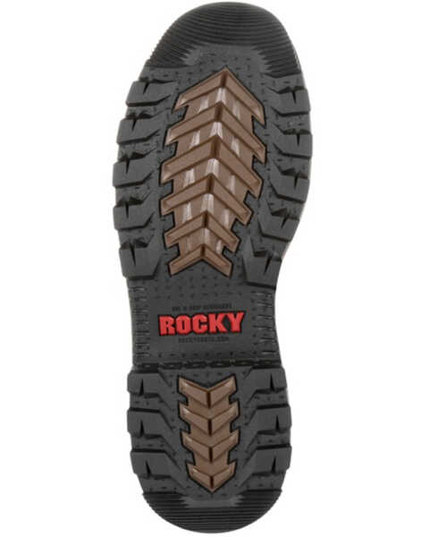 Image #7 - Rocky Men's Rams Horn Waterproof Work Boots - Composite Toe, Dark Brown, hi-res