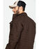 Image #5 - Wrangler Men's Chore Quilt Lined Jacket , Dark Brown, hi-res