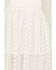 Image #4 - Miss Me Women's Lace Floral Embroidered Button-Front Midi Skirt, White, hi-res