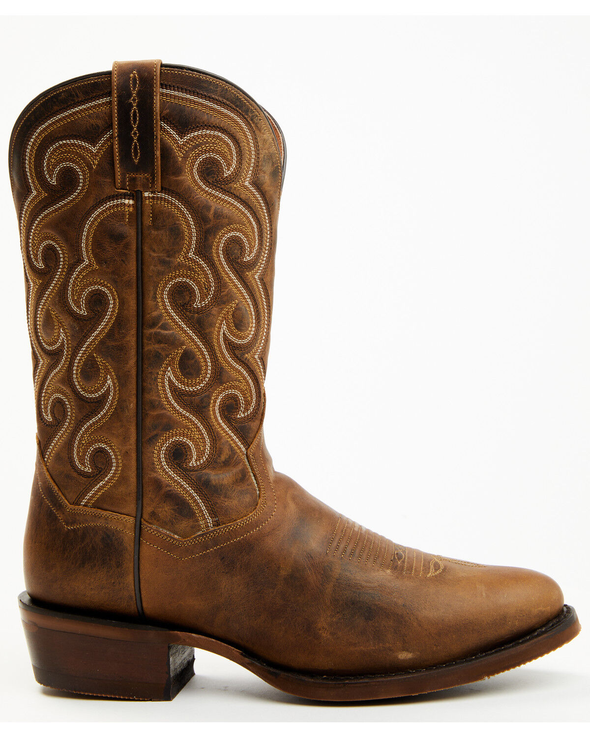 Image #2 - Dan Post Men's 12" Leon Western Performance Boots - Round Toe, , hi-res