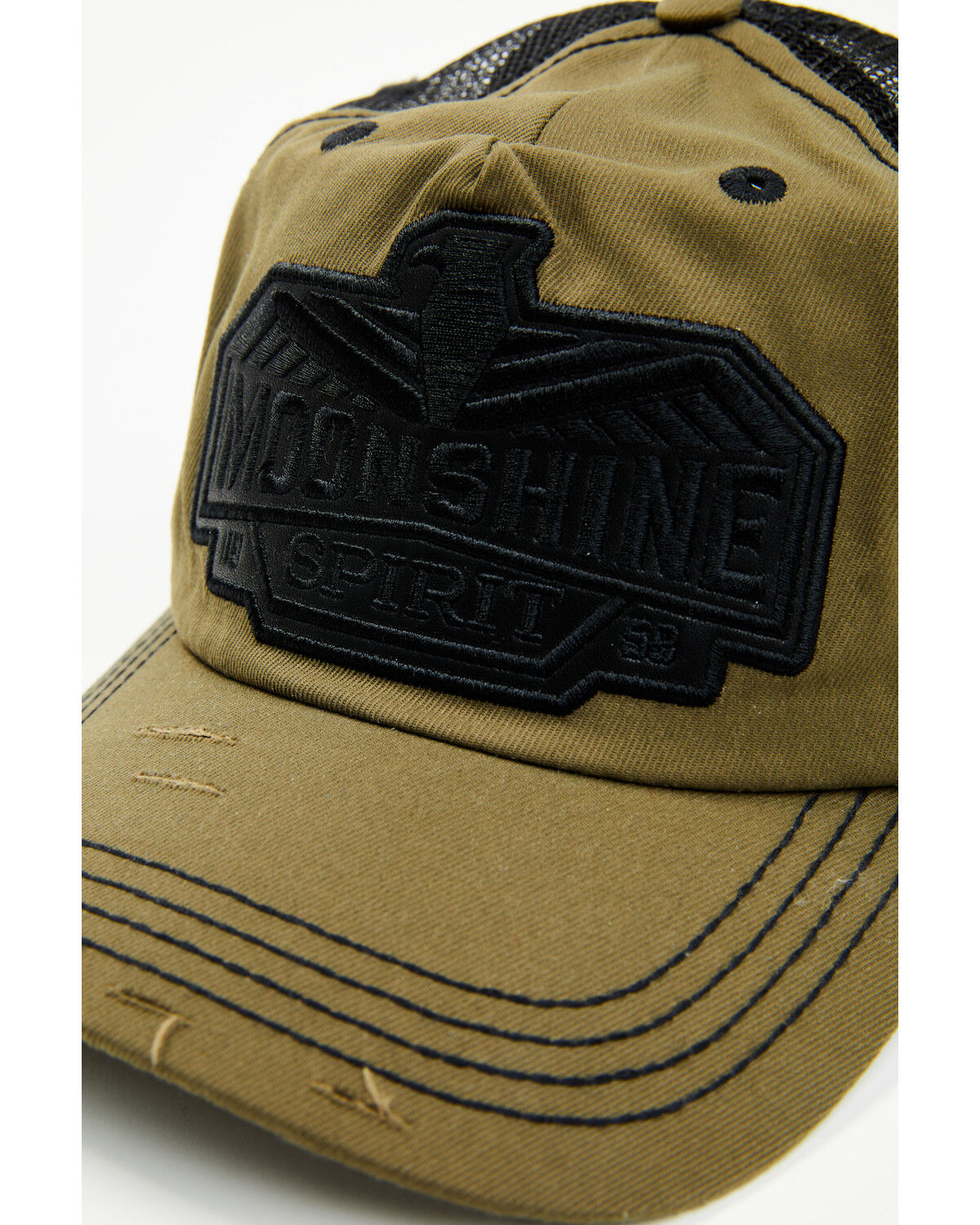 Image #2 - Moonshine Spirit Men's Thunderbird 1958 Trucker Cap, Olive, hi-res