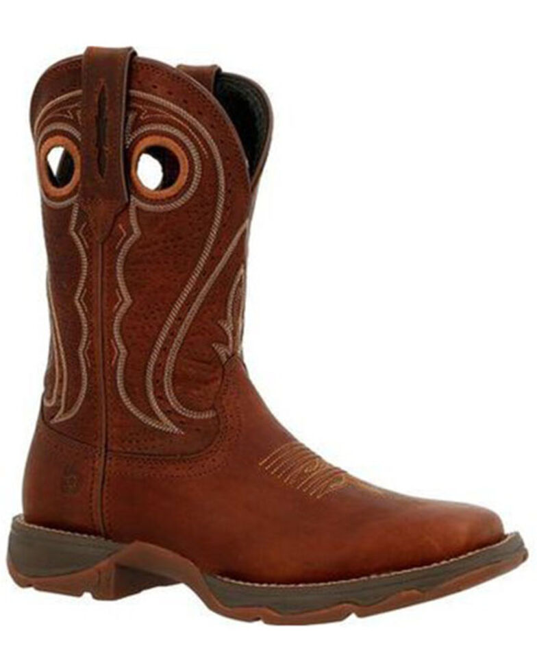 Durango Women's Chestnut Lady Rebel Western Boots - Square Toe, Chestnut, hi-res