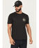 Image #2 - Brixton Men's Remo Logo Short Sleeve Graphic T-Shirt, Black, hi-res