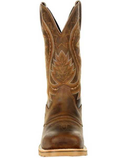 Durango Men's Maverick Pro Western Work Boots - Steel Toe, Tan, hi-res