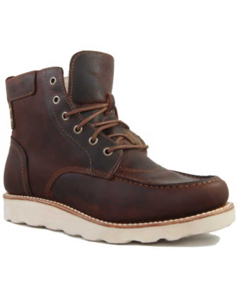 Superlamb Men's Dzo Work Boots - Soft Toe, Brown, hi-res