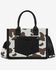 Image #2 - Wrangler Women's Cow Print Crossbody Tote Bag, Black, hi-res