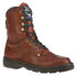 Image #1 - Georgia Boot Men's 8" Eagle Light Lace-Up Work Boots - Round Toe, Russet, hi-res