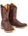 Image #1 - Tin Haul Women's Cute Angel Western Boots - Broad Square Toe, Brown, hi-res