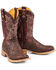 Tin Haul Women's Cute Angel Western Boots - Wide Square Toe, Brown, hi-res