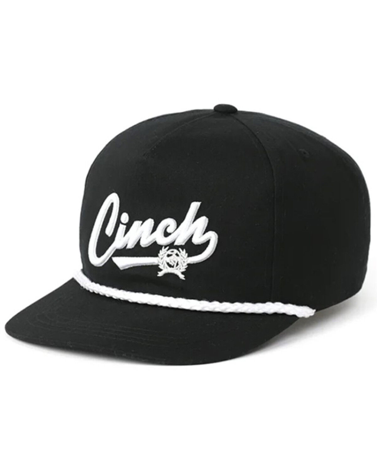 Image #1 - Cinch Men's Logo Ball Cap, Black, hi-res