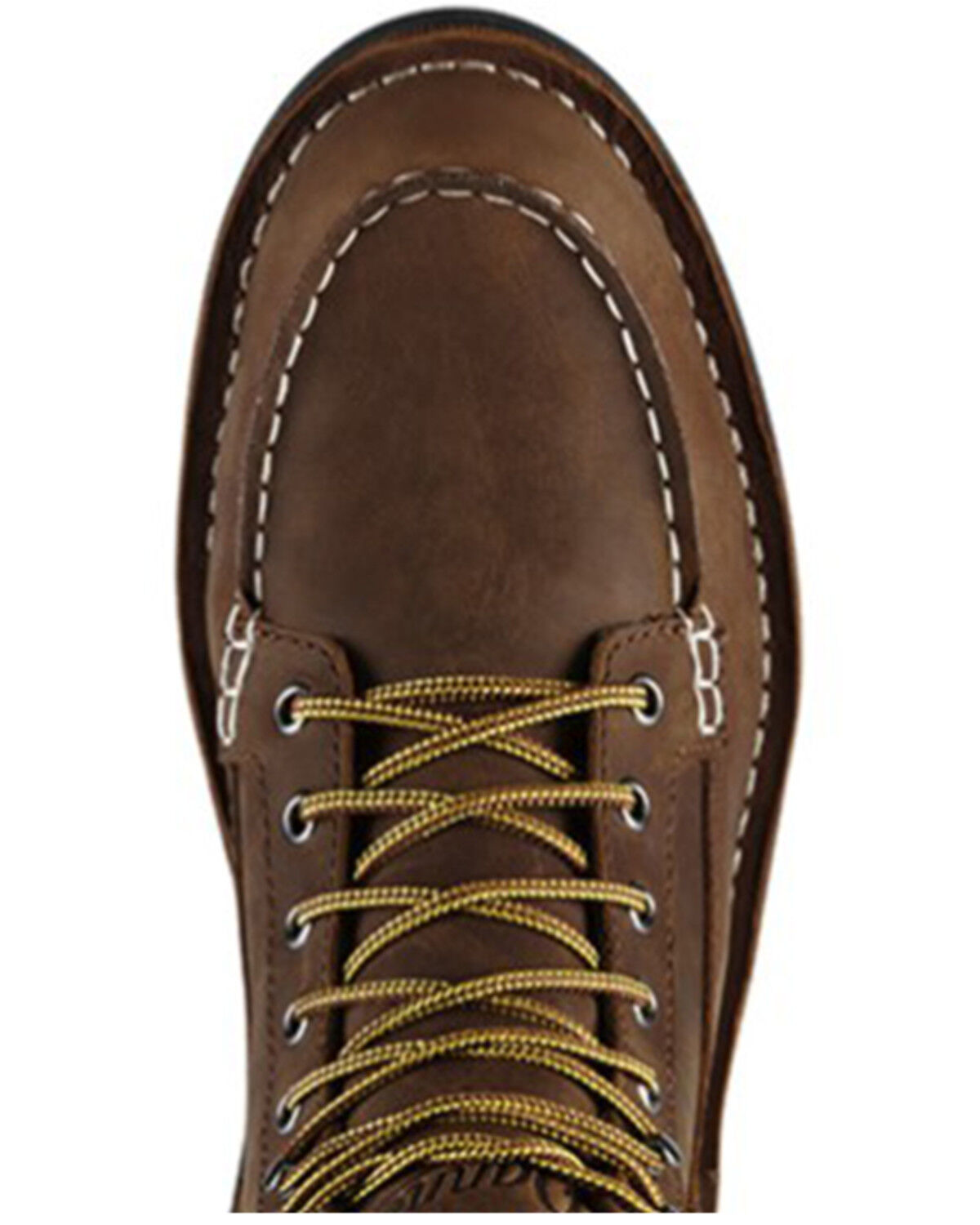 Image #4 - Danner Men's 6" Bull Run GTX Moc Waterproof Work Boots - Steel Toe, Tan, hi-res
