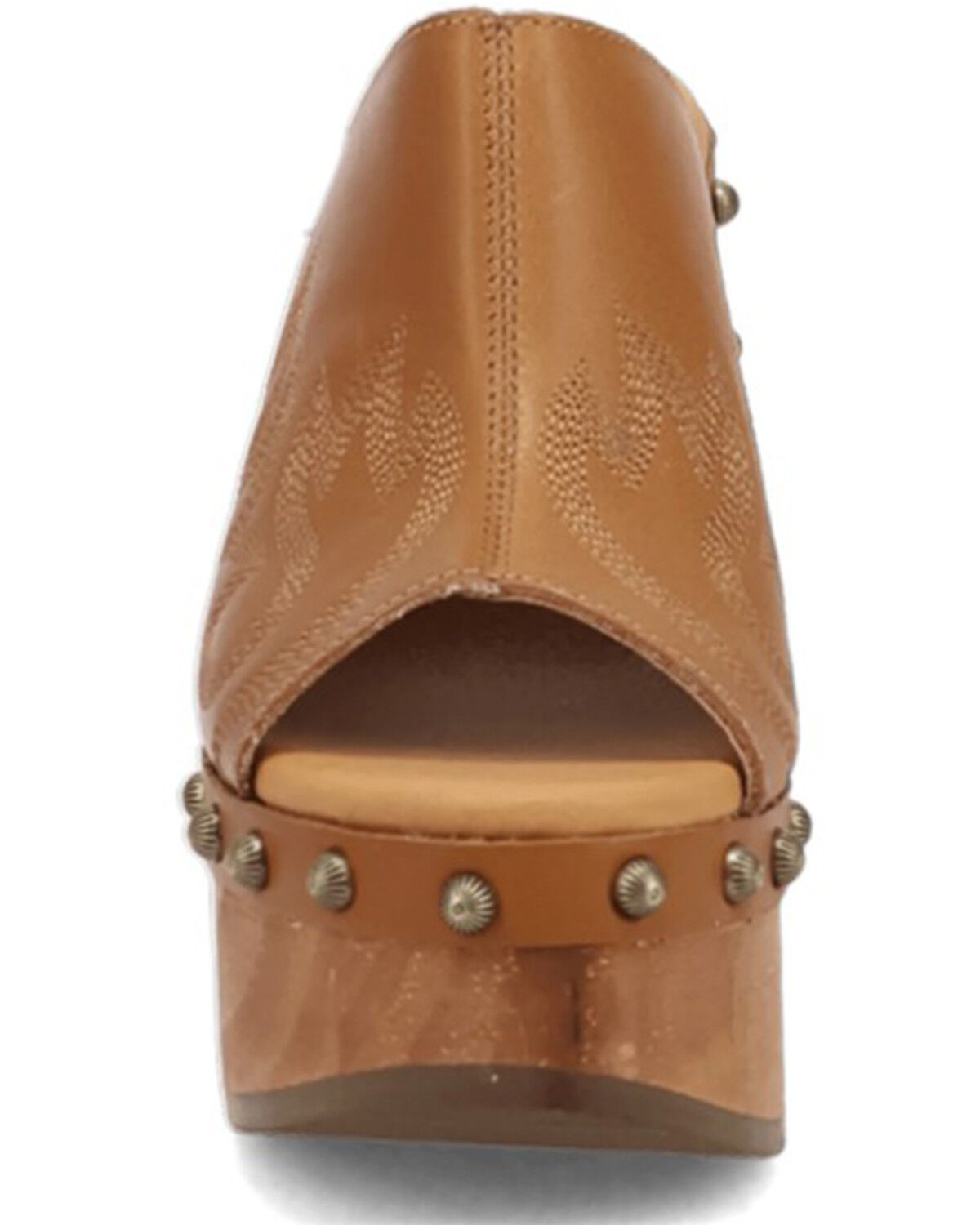 Image #4 - Dingo Women's Free Spirit Wooden Sandals, Tan, hi-res