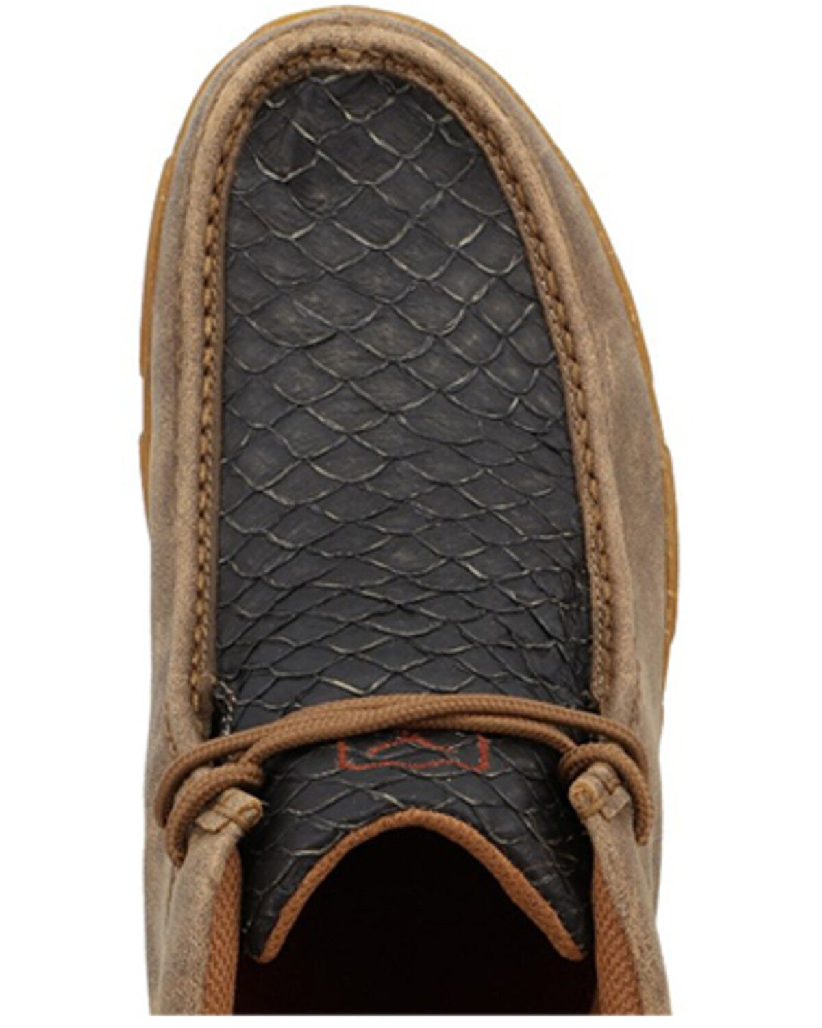 Image #6 - Twisted X Men's Exotic Sea Bass Chukka Driving Mocs, Black, hi-res