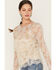 Image #2 - Shyanne Women's Two Tone Lace Layering Top, Sand, hi-res