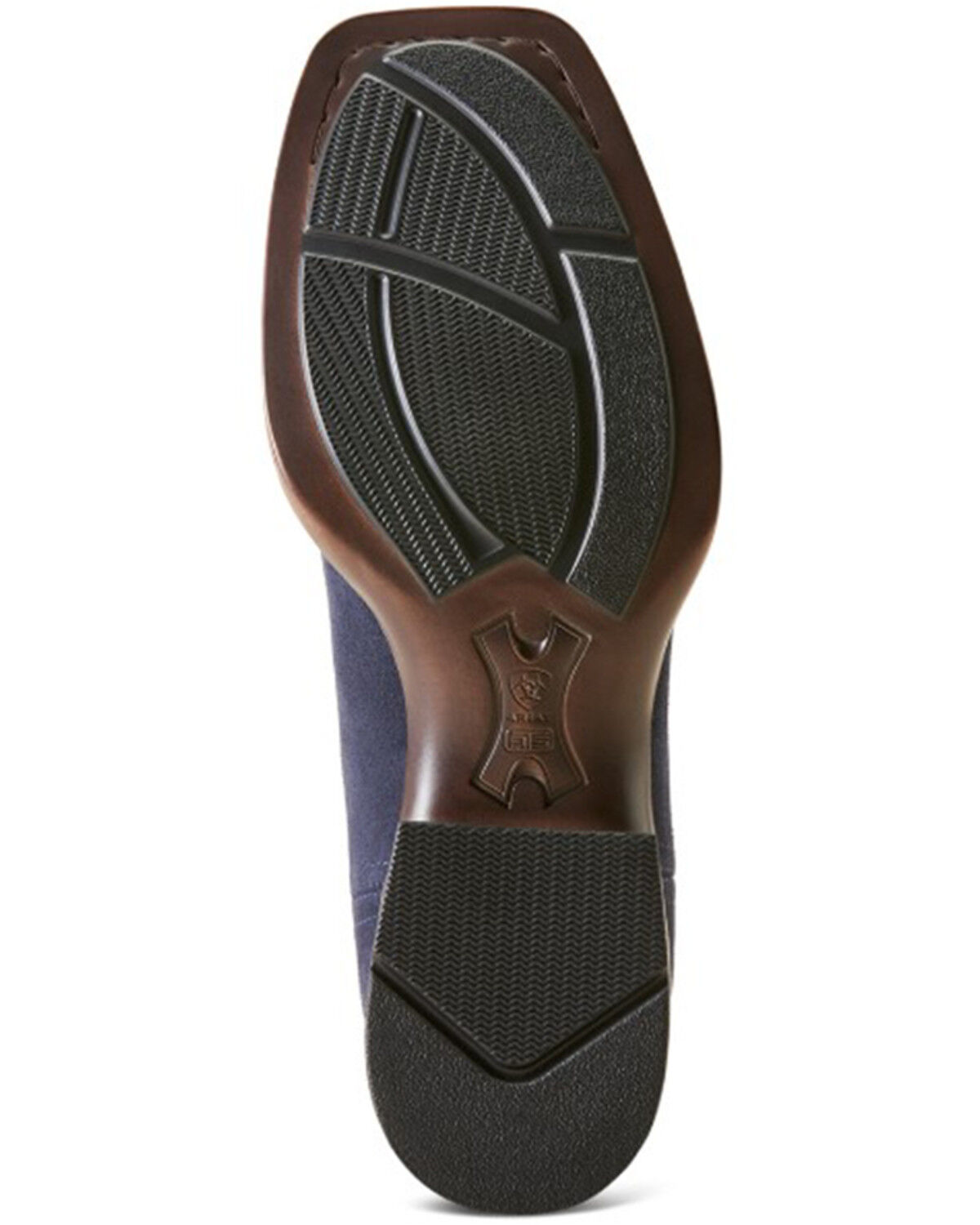Image #5 - Ariat Men's Booker Ultra Western Boots - Broad Square Toe, Navy, hi-res