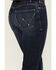 Image #4 - Wrangler Women's Willow Dark Wash Mid Rise Ultimate Riding Trouser Jeans , Dark Wash, hi-res