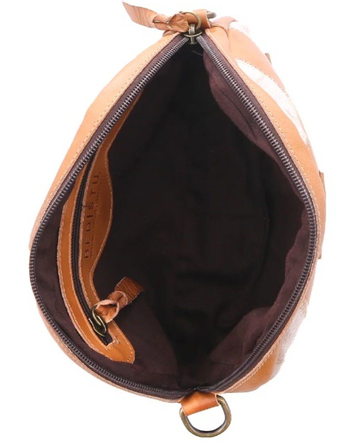 Image #4 - Bed Stu Women's Abundance Leather Crossbody Bag, Tan, hi-res