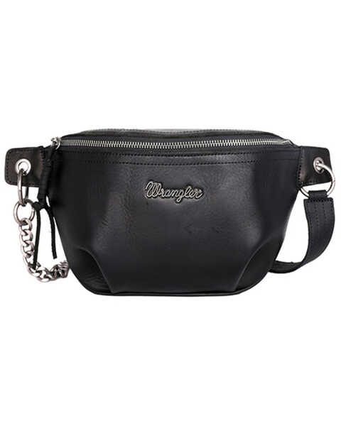 Image #1 - Wrangler Women's Adjustable Belt Bag , Black, hi-res