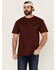 Image #1 - Dark Seas Men's Boot Barn Exclusive Tumbleweed Short Sleeve Graphic T-Shirt, Burgundy, hi-res