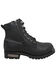 Ad Tec Men's Double Zipper Biker Boots - Soft Toe, Black, hi-res