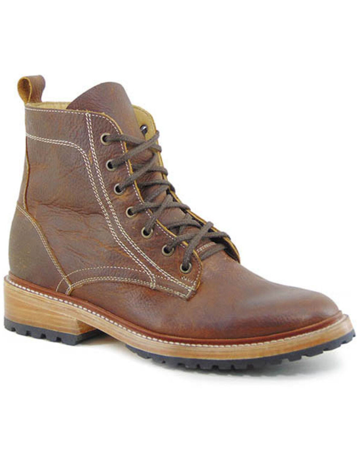 Image #1 - Stetson Men's Chukka Casual Boots - Round Toe, Brown, hi-res