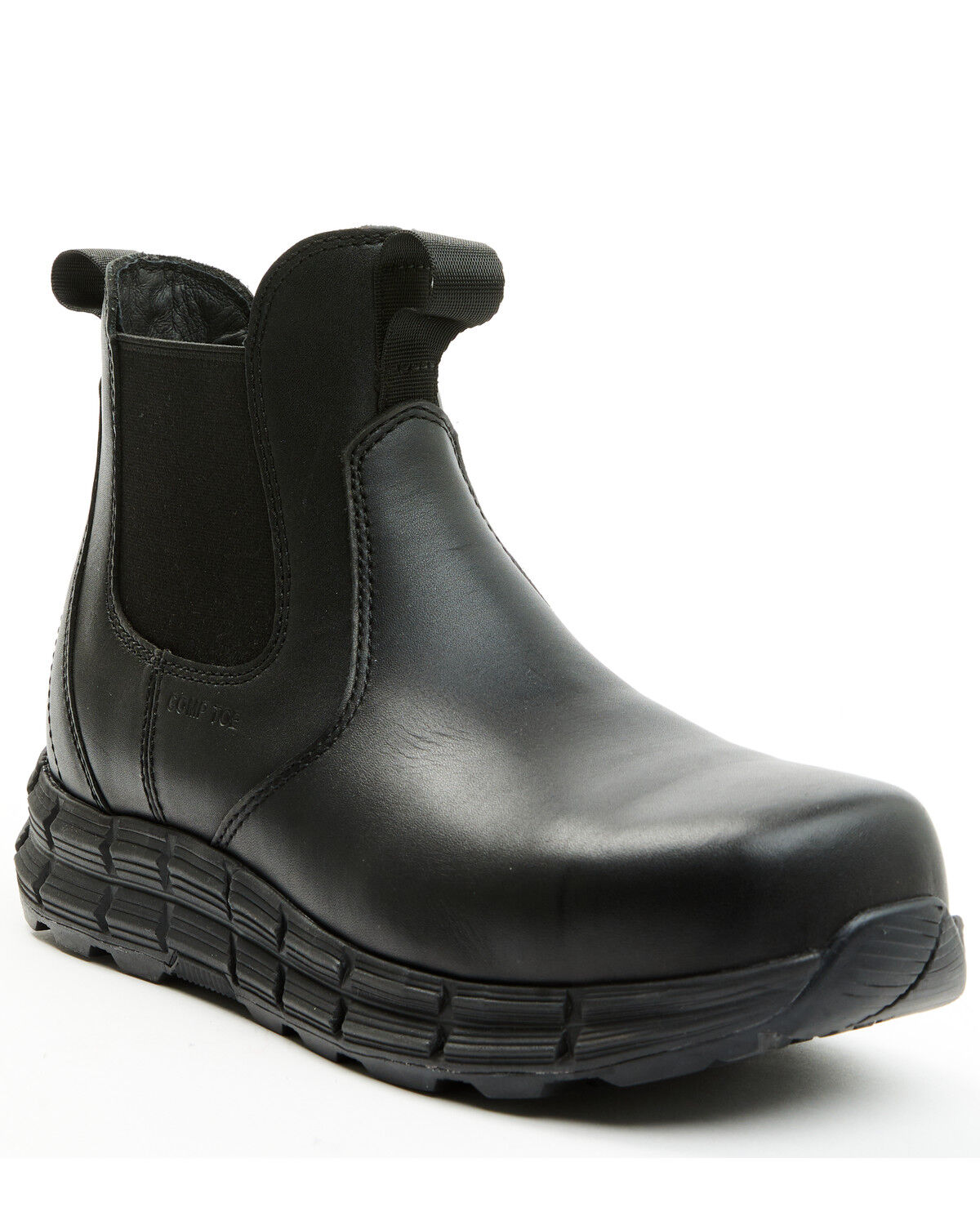 Image #1 - Hawx Men's Athletic Uniform Chelsea Boots - Composite Toe, Black, hi-res