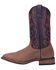 Laredo Lodi Cowboy Boots - Wide Square Toe, Taupe, hi-res