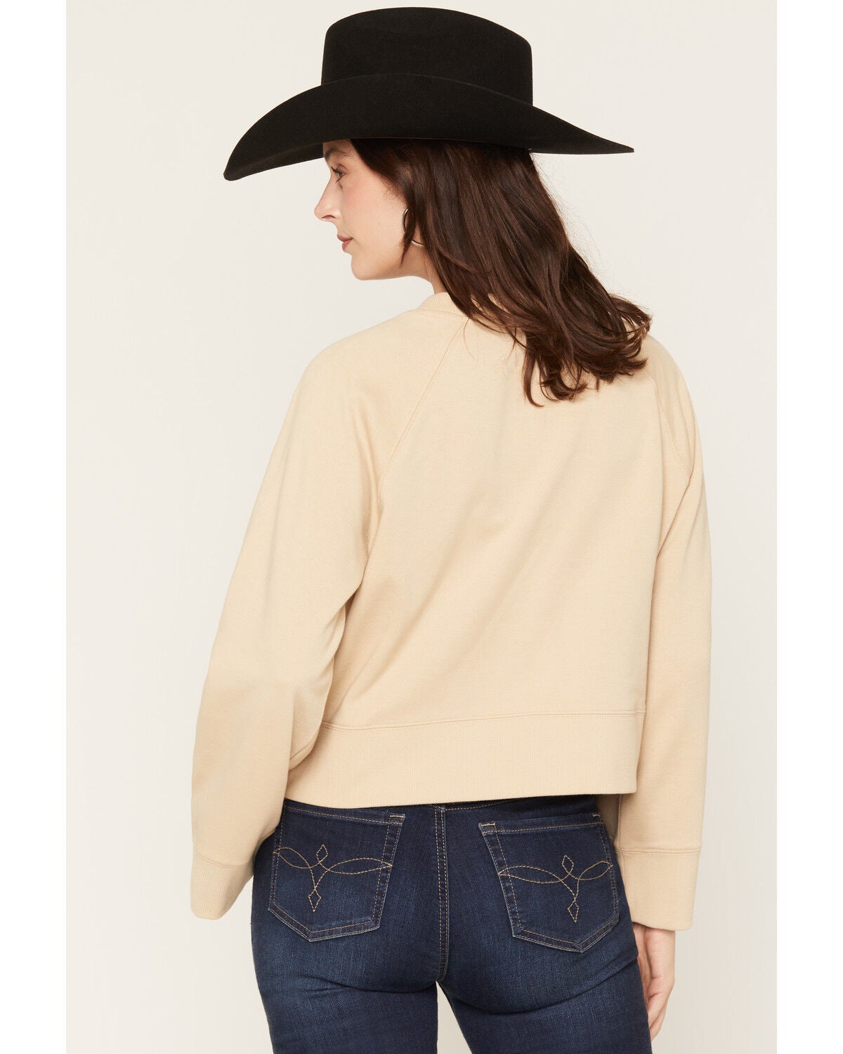 Image #4 - Ariat Women's Rodeo Sydney Graphic Sweatshirt, Cream, hi-res