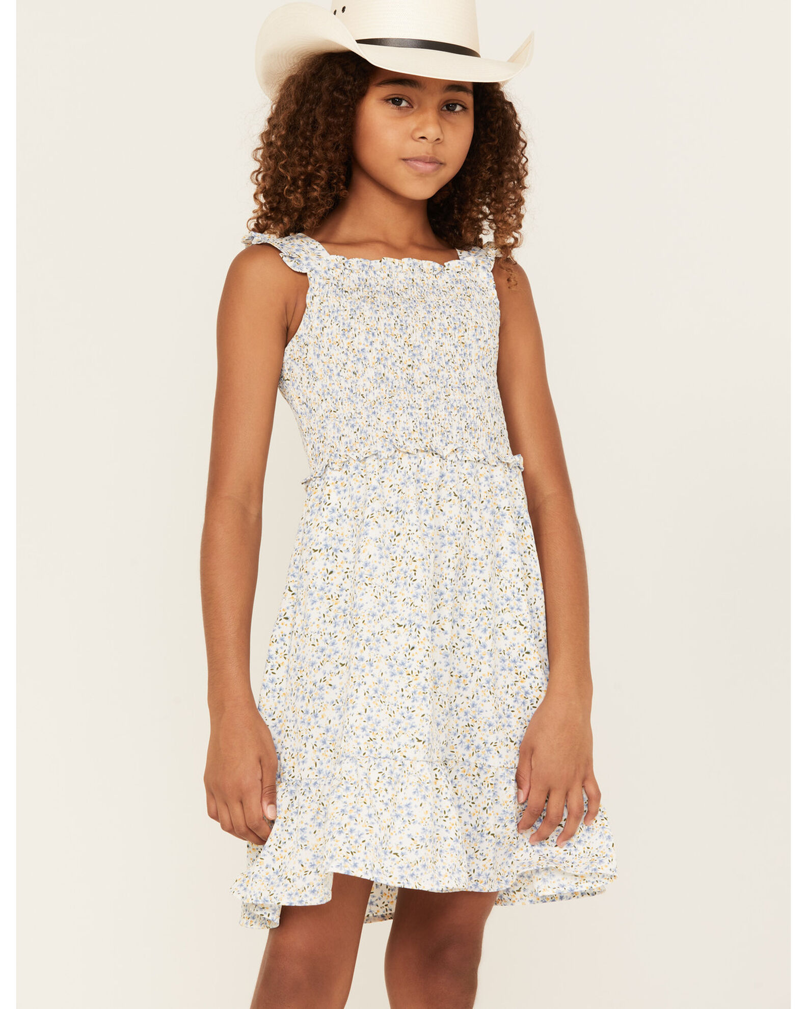 Girls deals ditsy dress