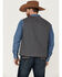 Image #5 - Blue Ranchwear Men's Solid Button-Down Duck Canvas Vest , Charcoal, hi-res