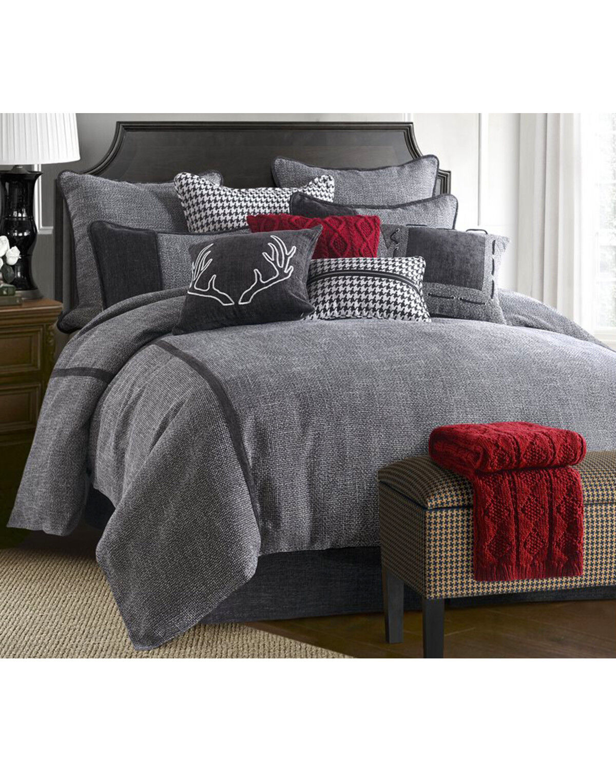 Image #1 - HiEnd Accents 4 Piece Hamilton Bedding Set - Super King, Multi, hi-res