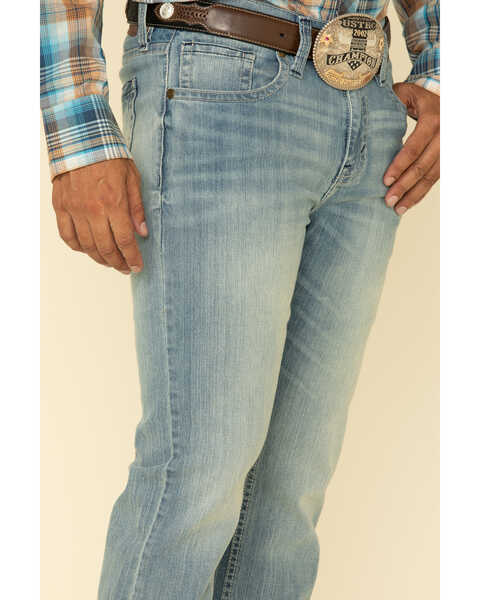 Image #4 - Cody James Men's Crupper Light Wash Stretch Slim Straight Jeans , Blue, hi-res