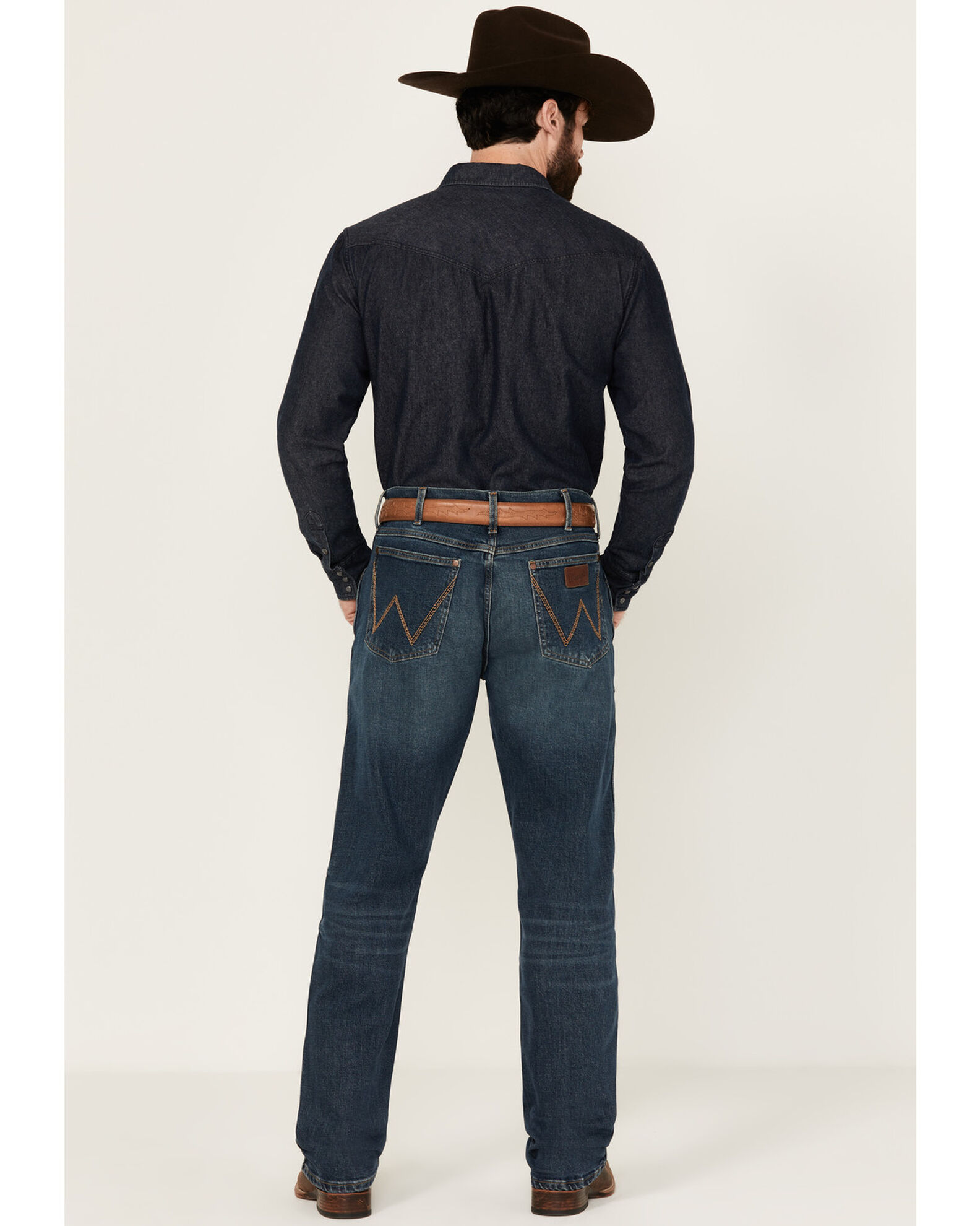 Wrangler Retro Men's 88MWZ Koewin Medium Wash Slim Straight Stretch Denim  Jeans - Tall - Country Outfitter