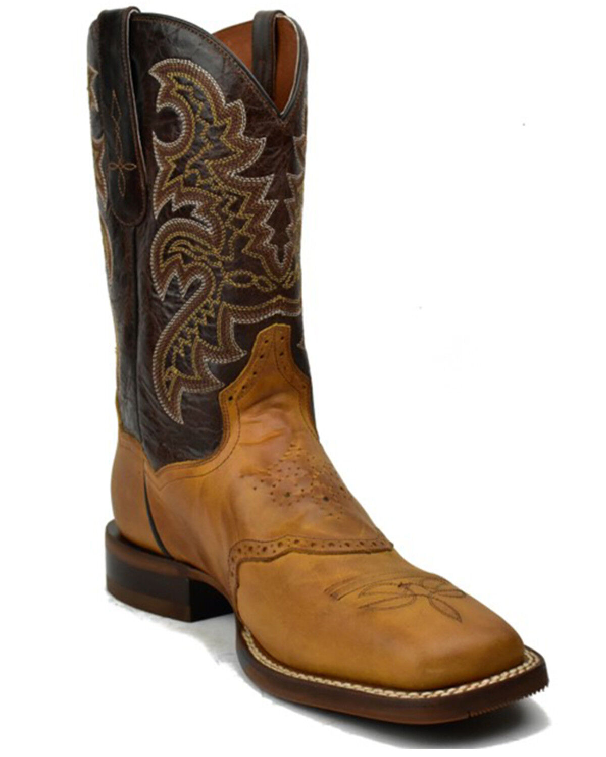Image #1 - Dan Post Men's Rio Arriba Performance Western Boots - Broad Square Toe, Brown, hi-res