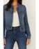 Image #3 - Idyllwind Women's Signature Classic Denim Jacket , Medium Wash, hi-res