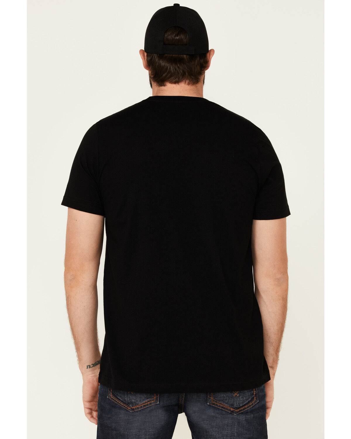 Image #4 - Tin Haul Men's Co. In Circle Vintage Logo Short Sleeve T-Shirt, Black, hi-res