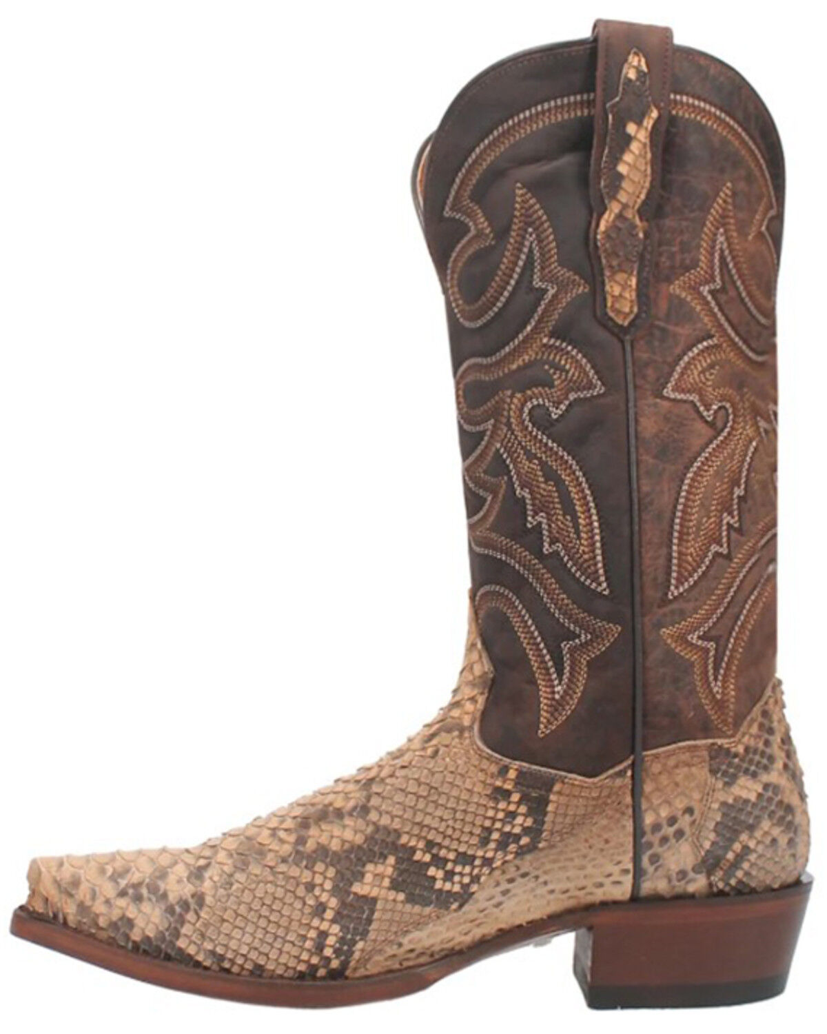 Image #3 - Dan Post Men's Exotic Python Western Boots - Snip Toe, , hi-res