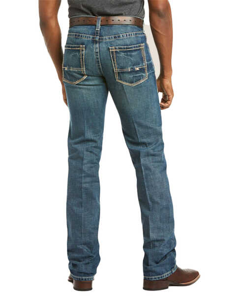 Image #4 - Ariat Denim Jeans - M5 Gulch Straight Leg - Big & Tall, Med Wash, hi-res